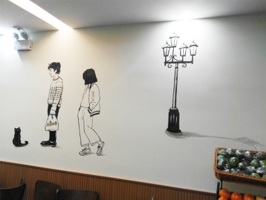 簡(jiǎn)約線(xiàn)描彩繪