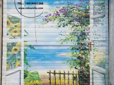 卷閘門風(fēng)景